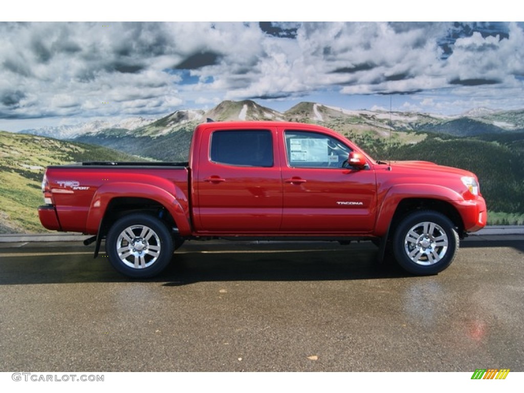 Barcelona Red Metallic 2012 Toyota Tacoma V6 TRD Sport Double Cab 4x4 Exterior Photo #56387215