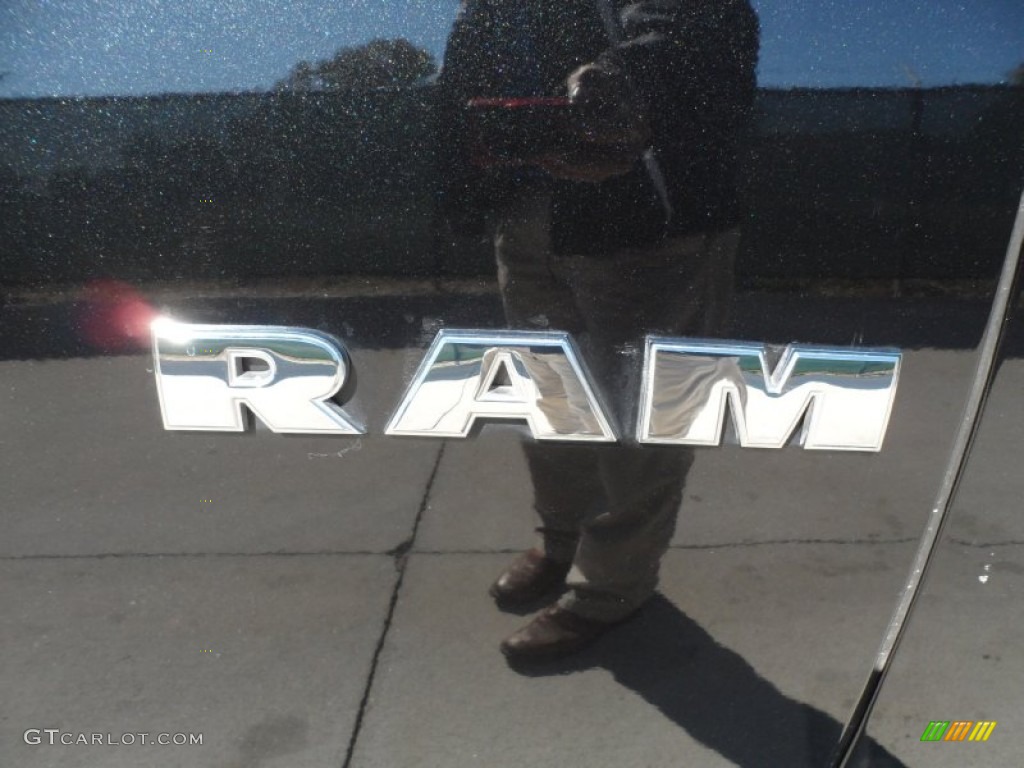 2009 Ram 1500 SLT Quad Cab - Brilliant Black Crystal Pearl / Dark Slate/Medium Graystone photo #16