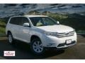 2012 Blizzard White Pearl Toyota Highlander V6 4WD  photo #1