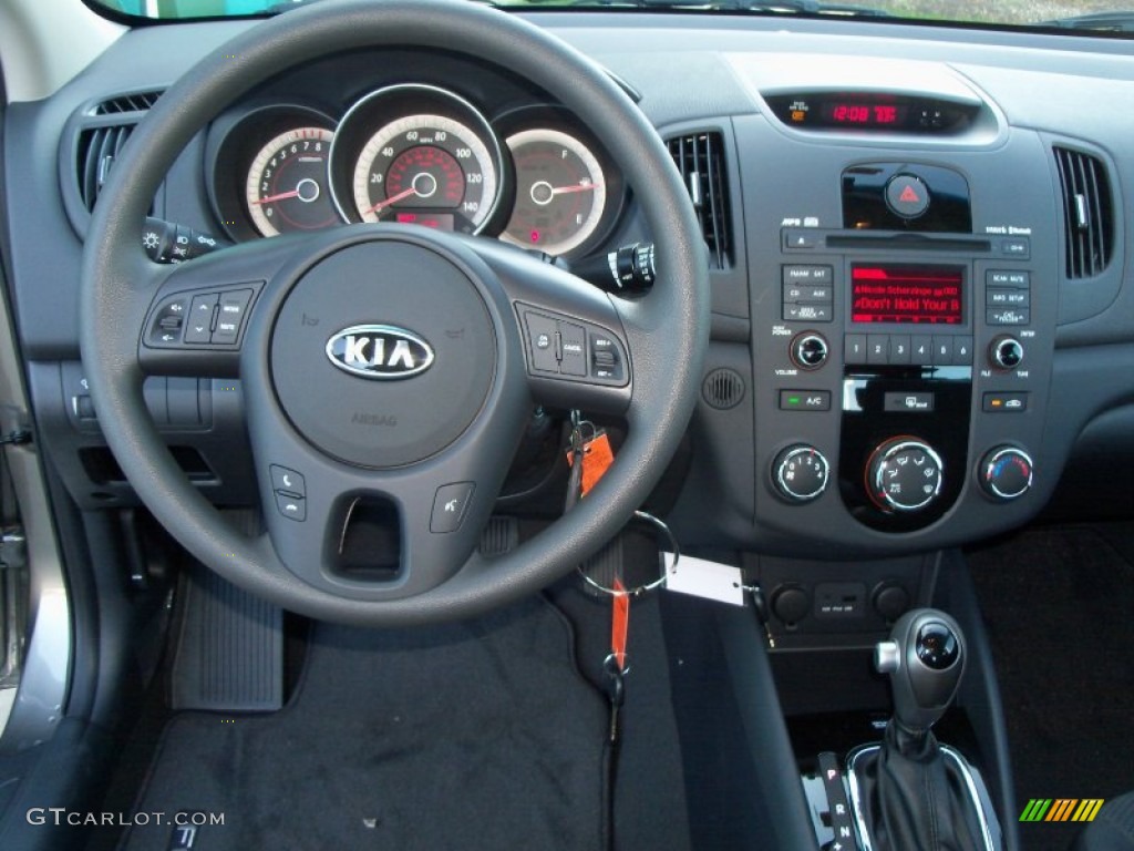 2012 Kia Forte EX Black Dashboard Photo #56387872