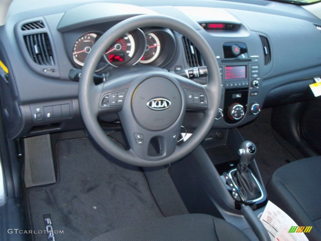 2012 Kia Forte EX Black Dashboard Photo #56387938