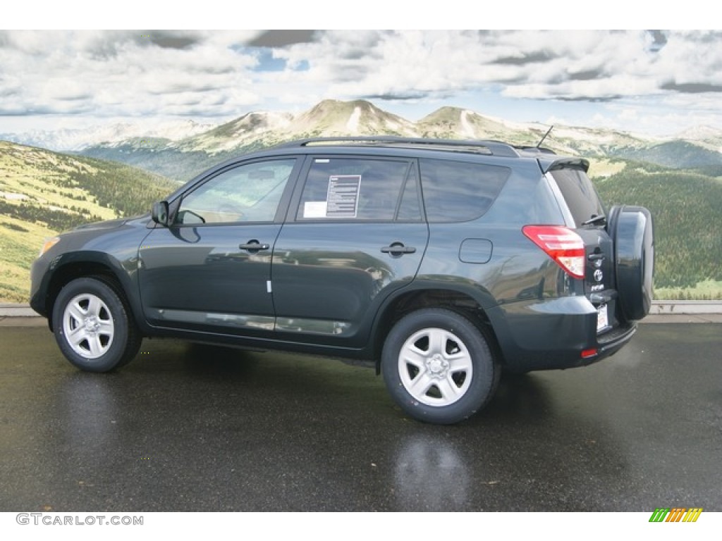 2011 RAV4 V6 4WD - Black Forest Metallic / Ash photo #3