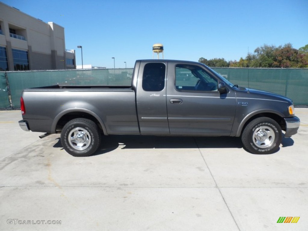 Dark Shadow Grey Metallic 2002 Ford F150 Lariat SuperCab Exterior Photo #56388901