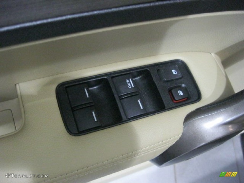 2009 CR-V EX-L 4WD - Crystal Black Pearl / Ivory photo #16