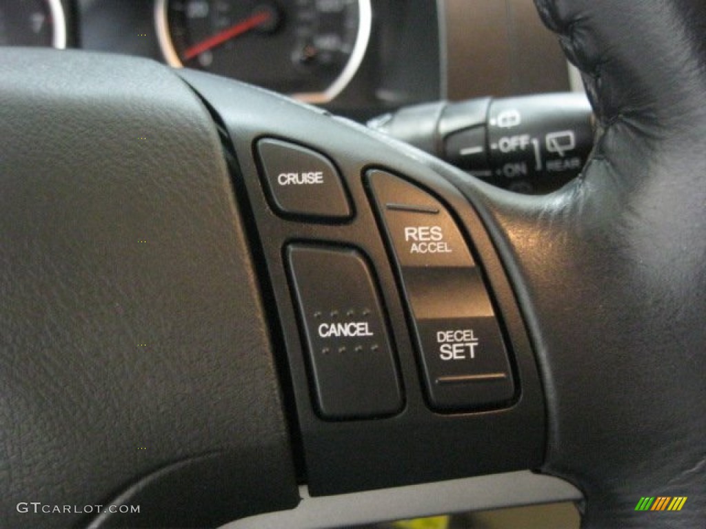 2009 CR-V EX-L 4WD - Crystal Black Pearl / Ivory photo #21
