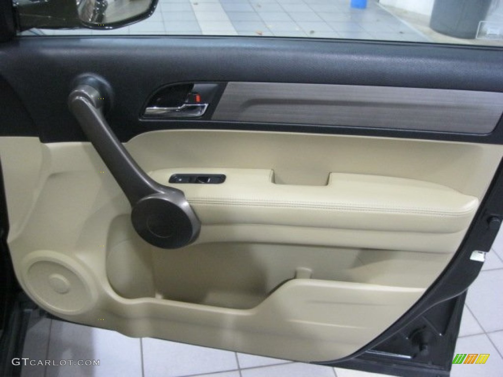 2009 CR-V EX-L 4WD - Crystal Black Pearl / Ivory photo #33