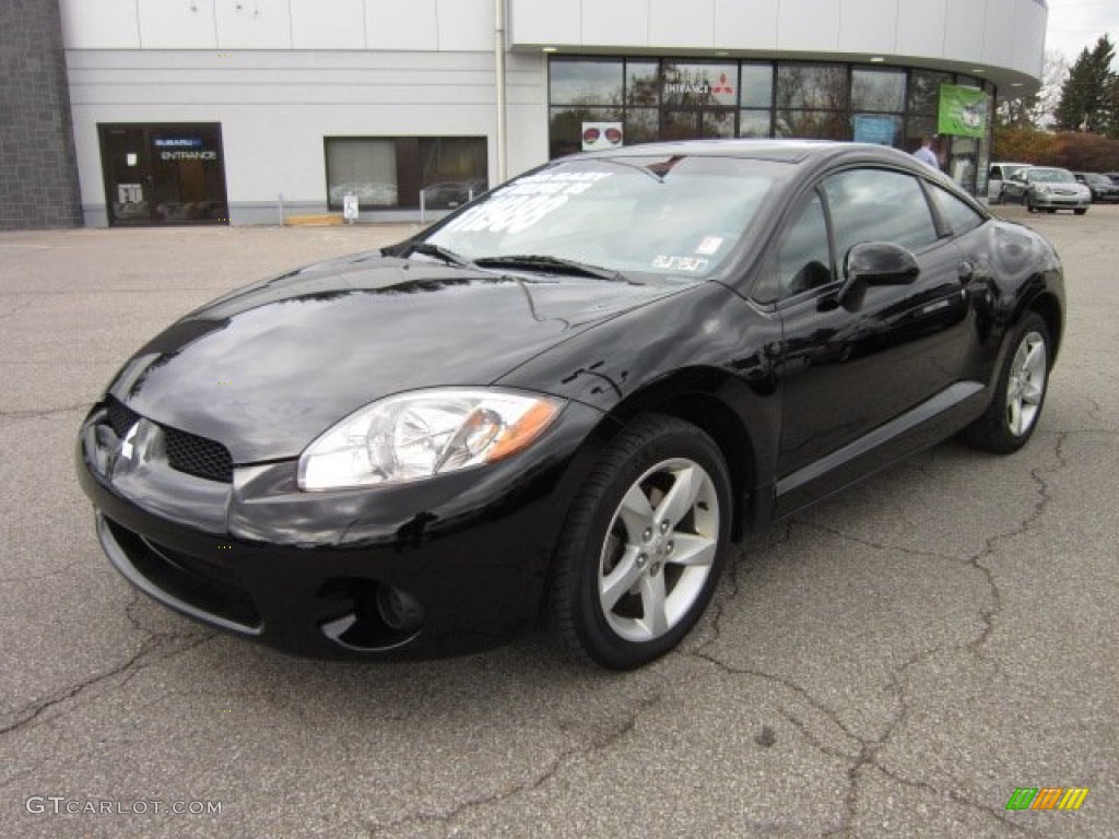 2007 Eclipse GS Coupe - Kalapana Black / Dark Charcoal photo #1