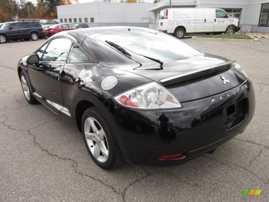 2007 Eclipse GS Coupe - Kalapana Black / Dark Charcoal photo #3