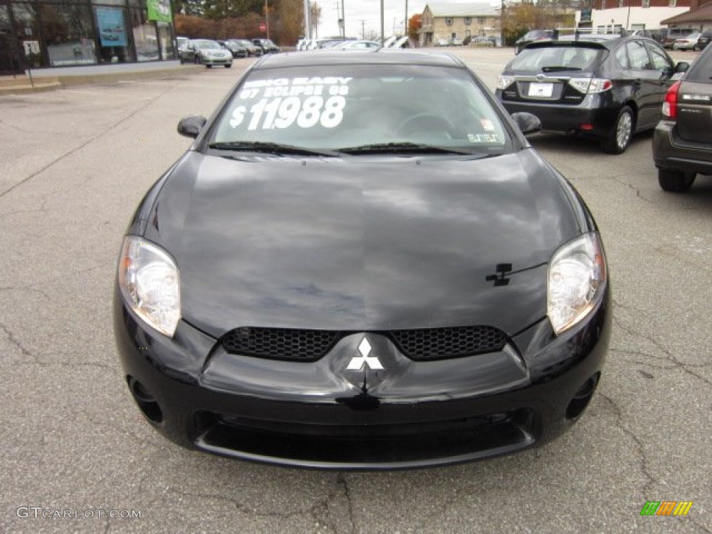 2007 Eclipse GS Coupe - Kalapana Black / Dark Charcoal photo #9