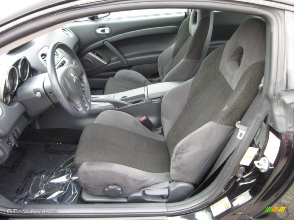 2007 Eclipse GS Coupe - Kalapana Black / Dark Charcoal photo #10