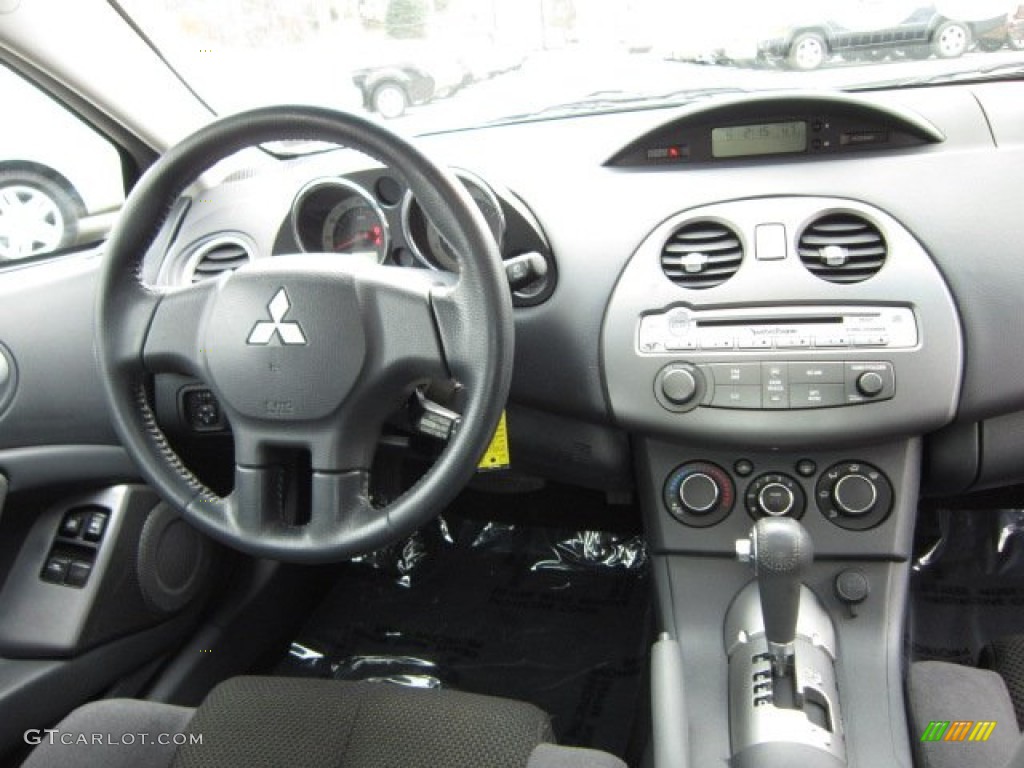 2007 Eclipse GS Coupe - Kalapana Black / Dark Charcoal photo #15