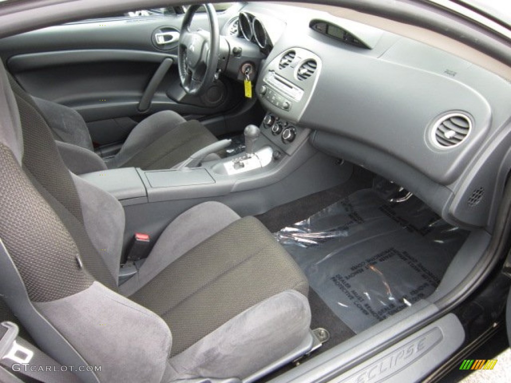 2007 Eclipse GS Coupe - Kalapana Black / Dark Charcoal photo #17