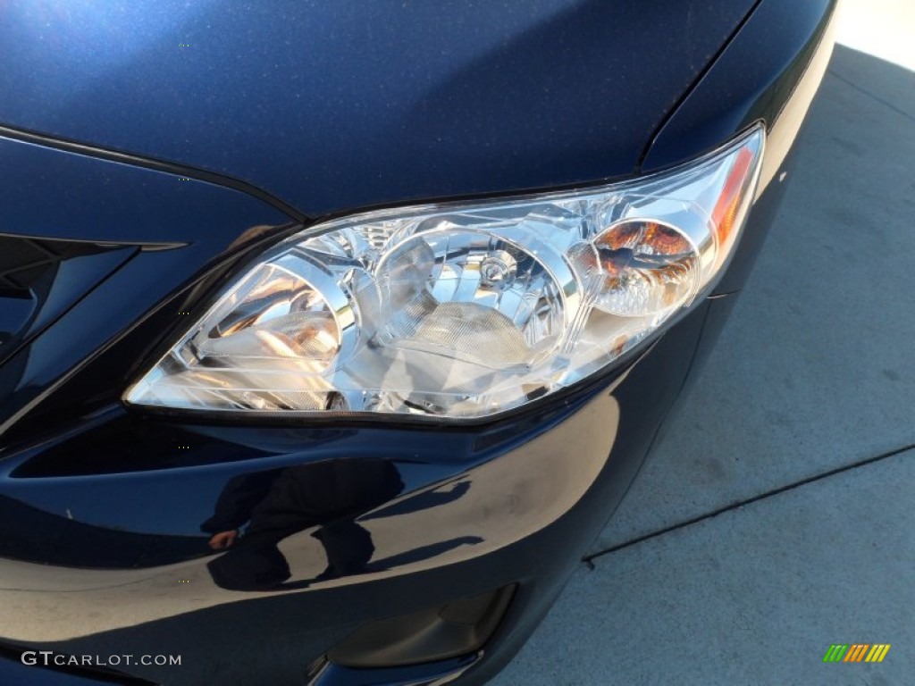 2011 Corolla LE - Nautical Blue Metallic / Bisque photo #9