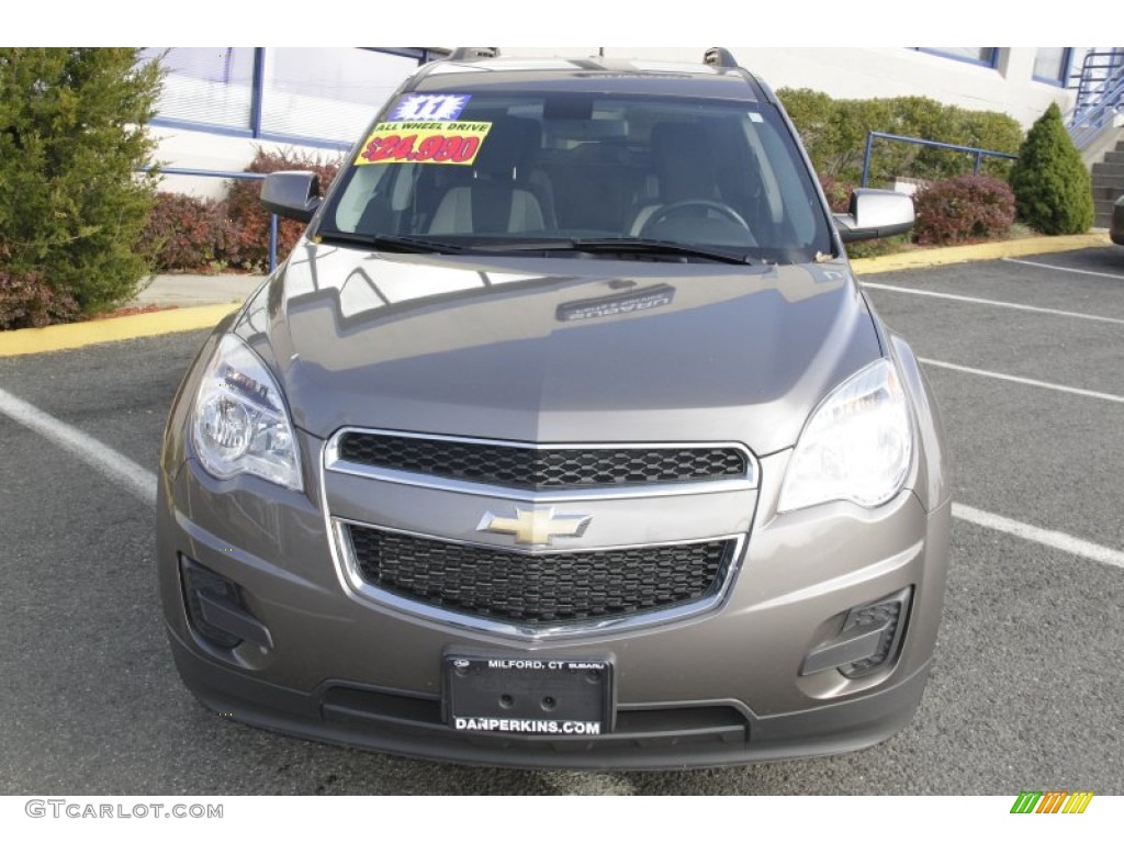 2011 Equinox LT AWD - Cyber Gray Metallic / Light Titanium/Jet Black photo #3