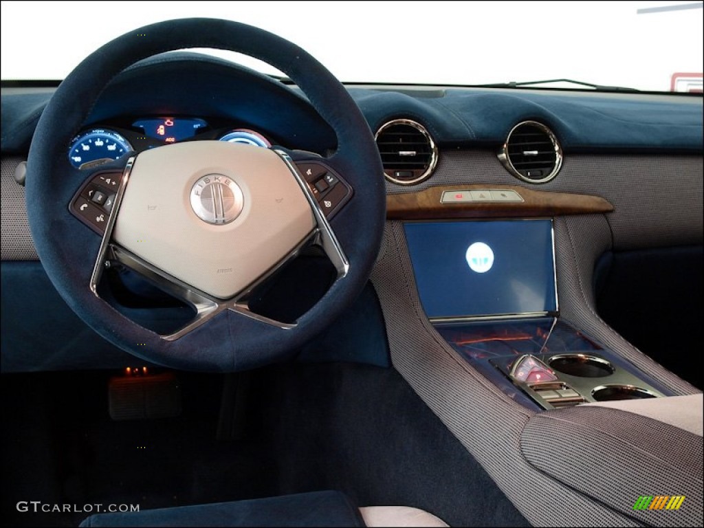 2012 Fisker Karma EcoChic Glacier Tri-Tone Dashboard Photo #56391898