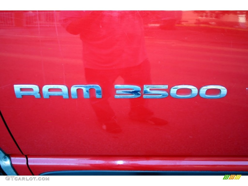 2005 Ram 3500 SLT Quad Cab 4x4 Dually - Flame Red / Dark Slate Gray photo #57