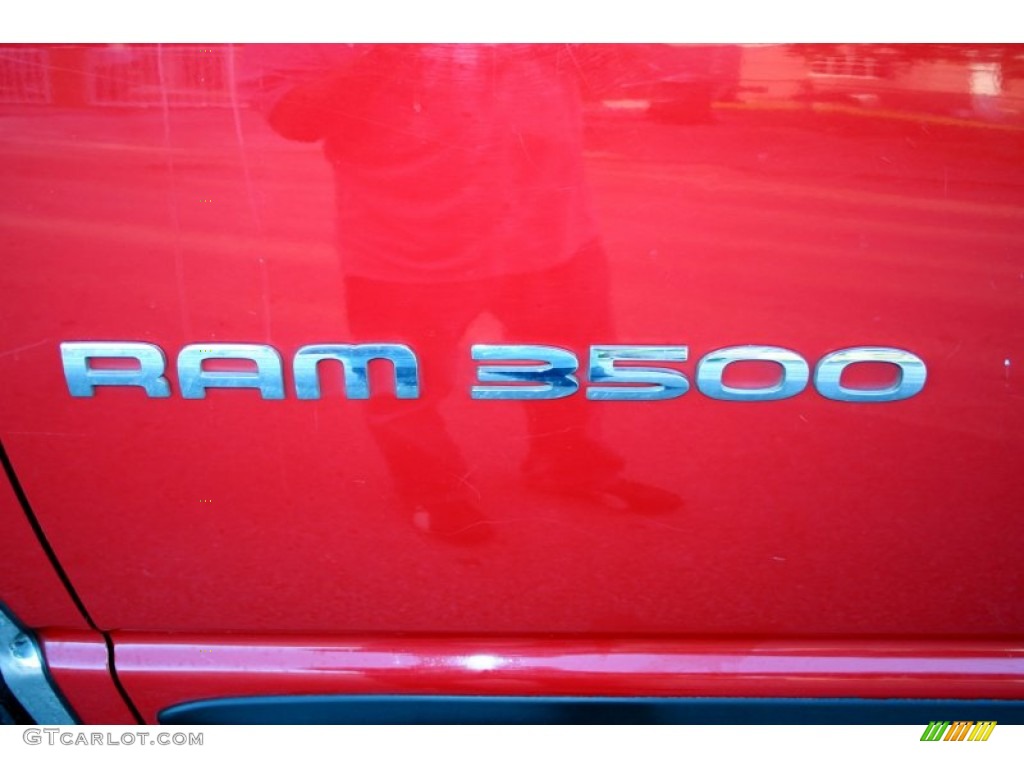 2005 Ram 3500 SLT Quad Cab 4x4 Dually - Flame Red / Dark Slate Gray photo #74