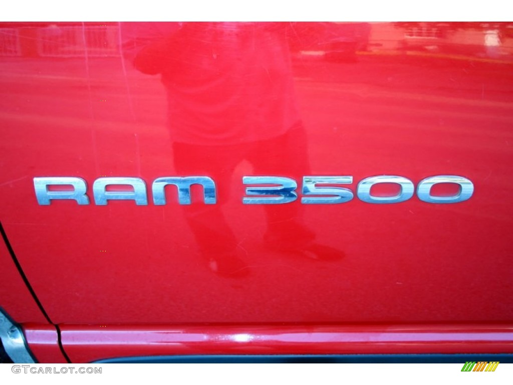 2005 Ram 3500 SLT Quad Cab 4x4 Dually - Flame Red / Dark Slate Gray photo #75