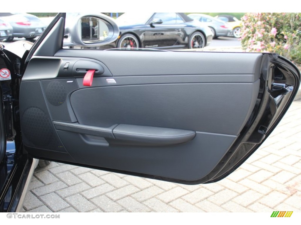 2012 Porsche Cayman R Black Door Panel Photo #56392429
