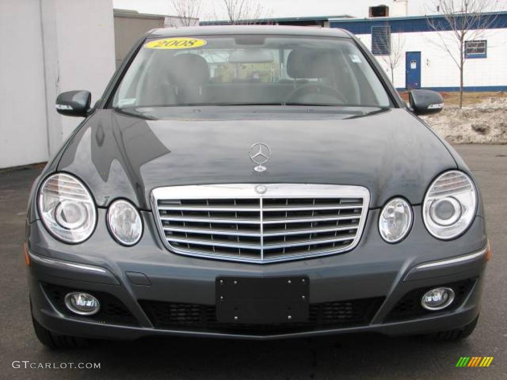2008 E 320 BlueTEC Sedan - Flint Grey Metallic / Black photo #2