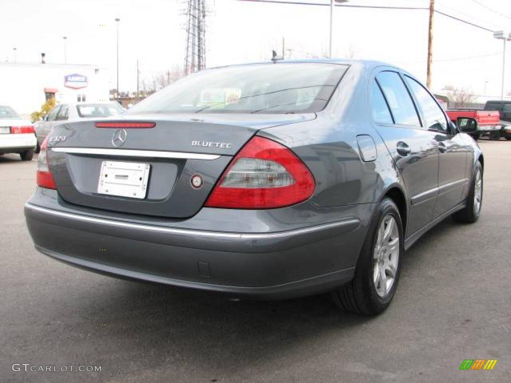 2008 E 320 BlueTEC Sedan - Flint Grey Metallic / Black photo #5