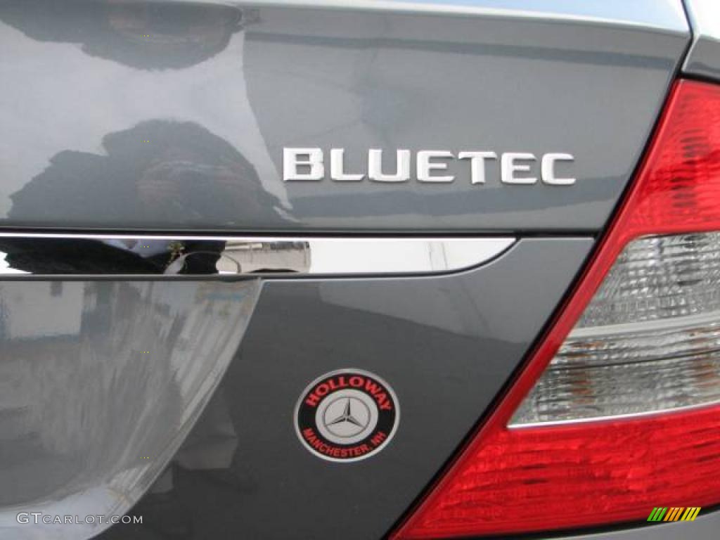2008 E 320 BlueTEC Sedan - Flint Grey Metallic / Black photo #6