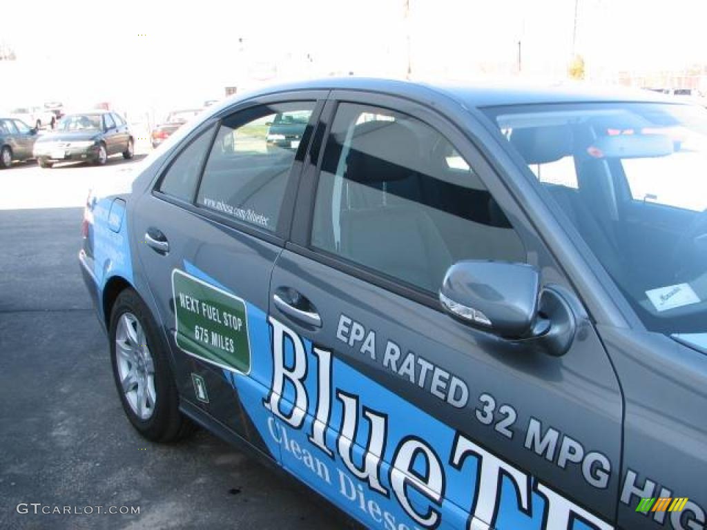 2008 E 320 BlueTEC Sedan - Flint Grey Metallic / Black photo #12