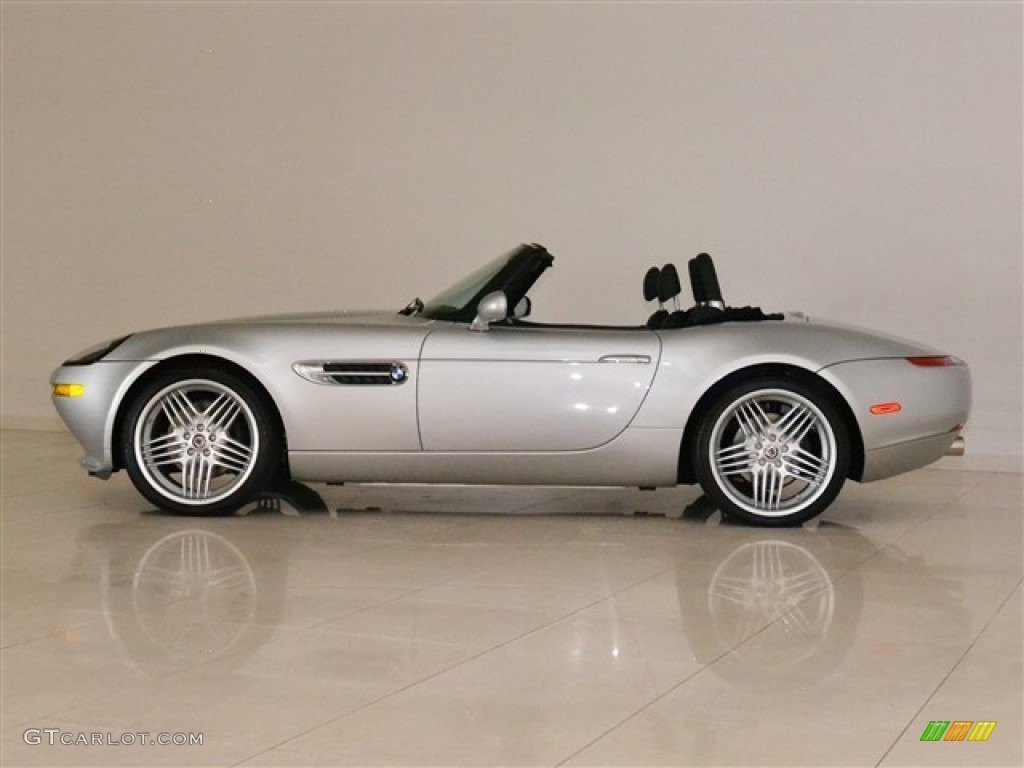 Titanium Silver Metallic 2003 BMW Z8 Alpina Roadster Exterior Photo #56393314