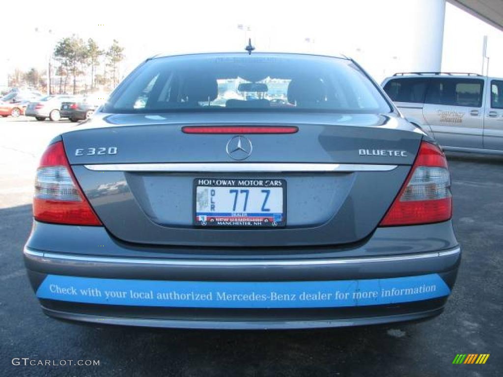 2008 E 320 BlueTEC Sedan - Flint Grey Metallic / Black photo #14