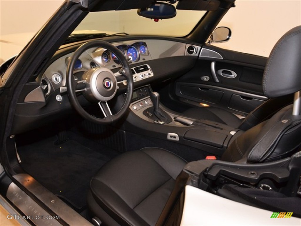 Black Interior 2003 BMW Z8 Alpina Roadster Photo #56393424