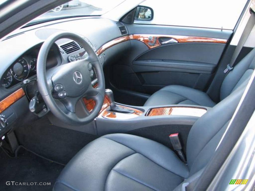 2008 E 320 BlueTEC Sedan - Flint Grey Metallic / Black photo #18