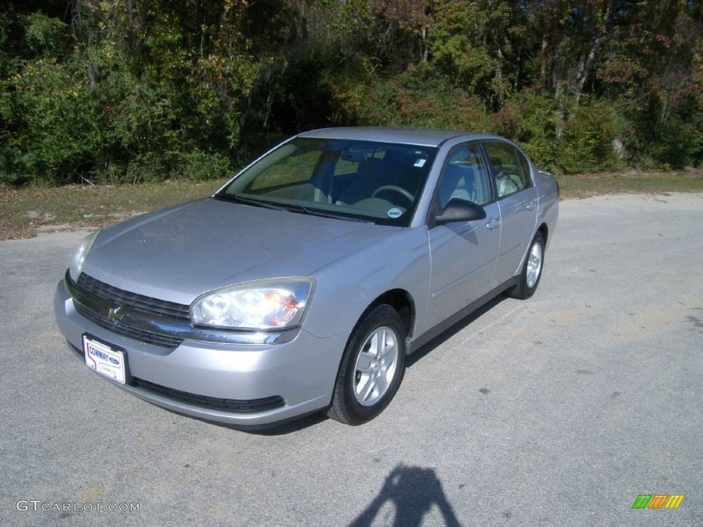 2005 Malibu LS V6 Sedan - Galaxy Silver Metallic / Gray photo #1