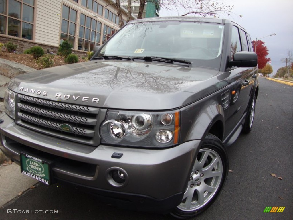 2008 Range Rover Sport HSE - Stornoway Grey Metallic / Ebony Black photo #1
