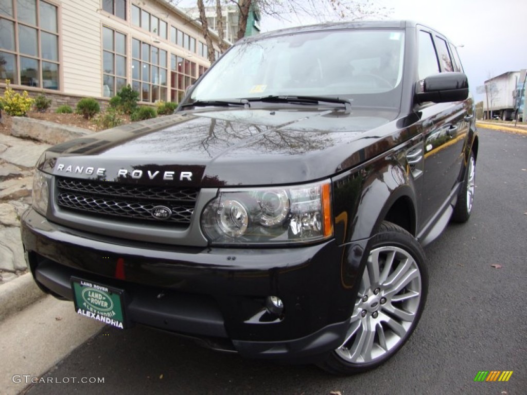 Santorini Black Metallic 2011 Land Rover Range Rover Sport HSE LUX Exterior Photo #56394449