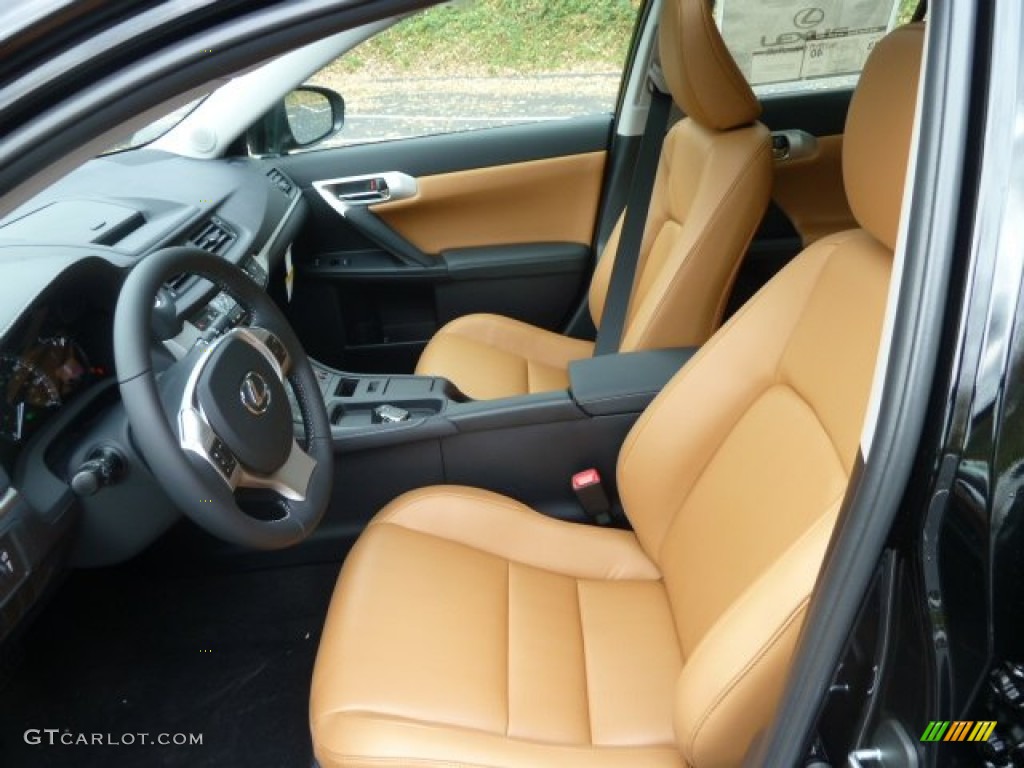 Caramel Nuluxe Interior 2012 Lexus CT 200h Hybrid Premium Photo #56394967