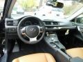 2012 Lexus CT Caramel Nuluxe Interior Dashboard Photo