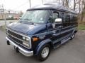 1995 Indigo Blue Metallic Chevrolet Chevy Van G20 Passenger Conversion  photo #3