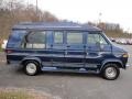 Indigo Blue Metallic 1995 Chevrolet Chevy Van G20 Passenger Conversion Exterior