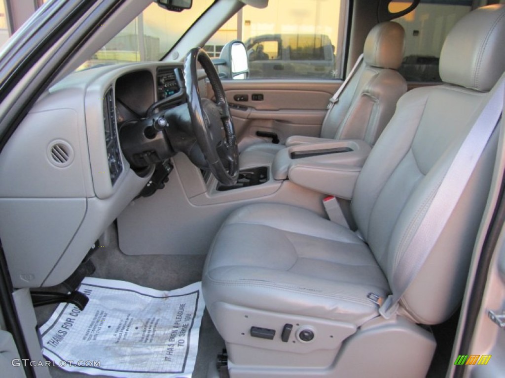 2004 Silverado 3500HD LT Crew Cab 4x4 - Silver Birch Metallic / Tan photo #3