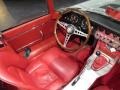 Carmen Red 1962 Jaguar E-Type XKE 3.8 Roadster Interior Color