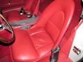 1962 Jaguar E-Type Carmen Red Interior Front Seat Photo