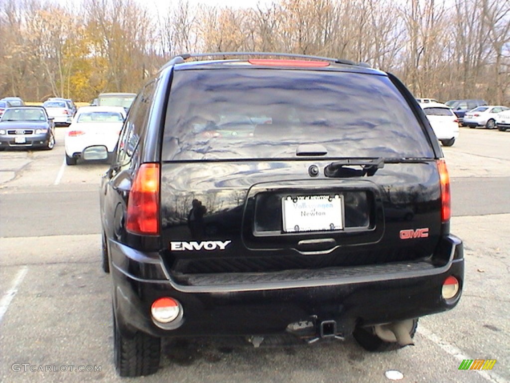2002 Envoy SLT 4x4 - Onyx Black / Medium Pewter photo #7