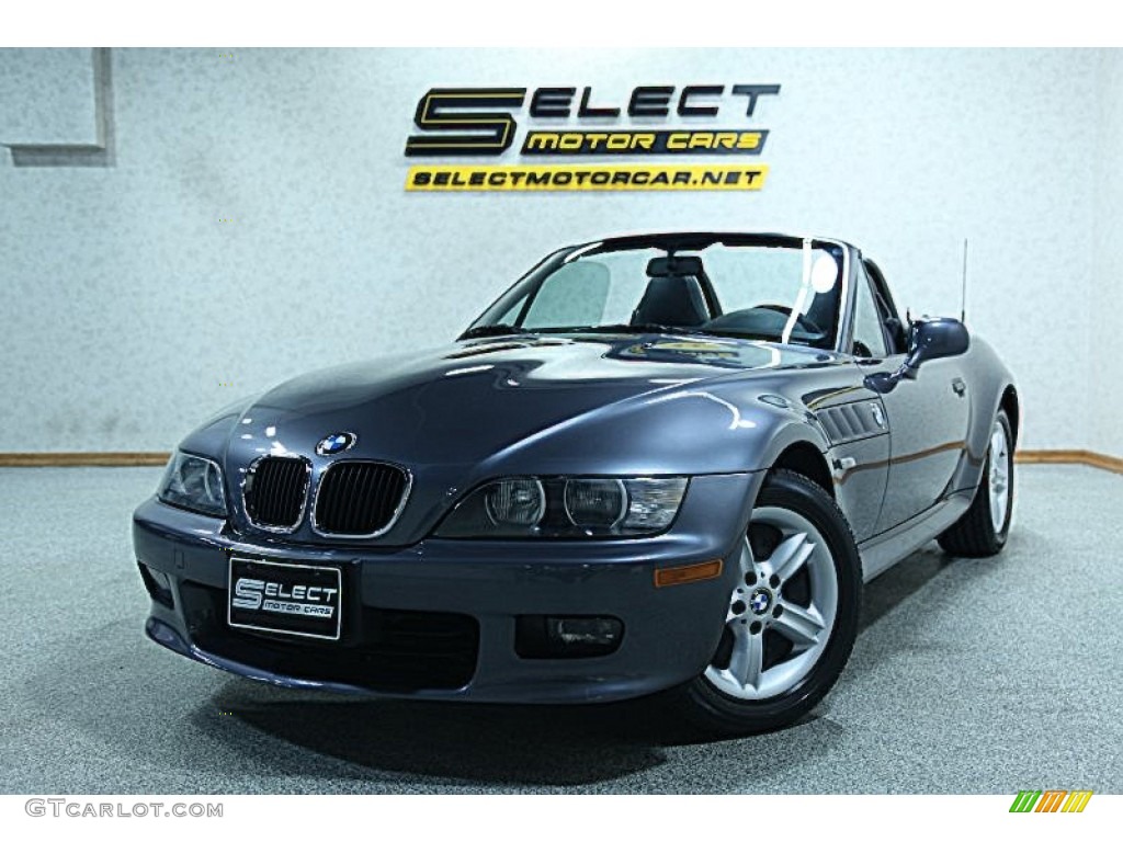 2001 Z3 2.5i Roadster - Steel Grey Metallic / Black photo #2