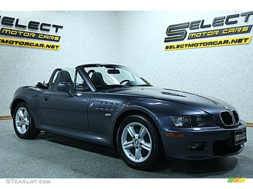 2001 Z3 2.5i Roadster - Steel Grey Metallic / Black photo #4