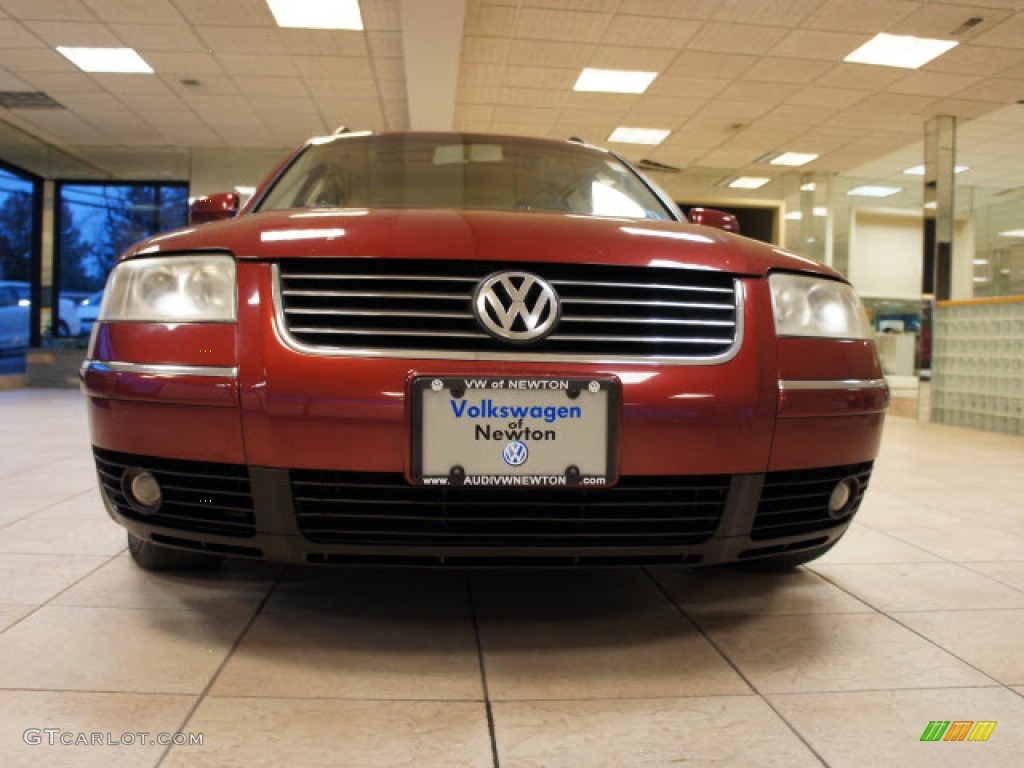 2003 Passat GLS Wagon - Colorado Red Pearl / Beige photo #10