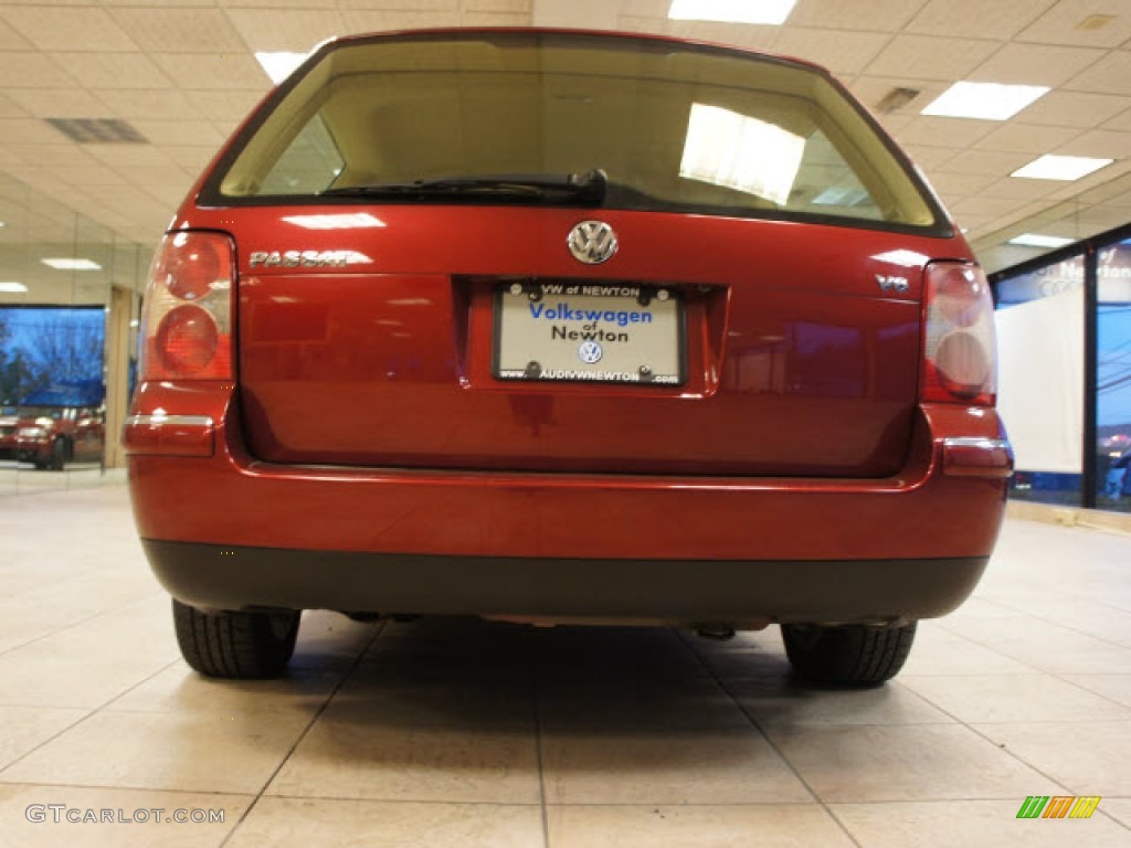 2003 Passat GLS Wagon - Colorado Red Pearl / Beige photo #13