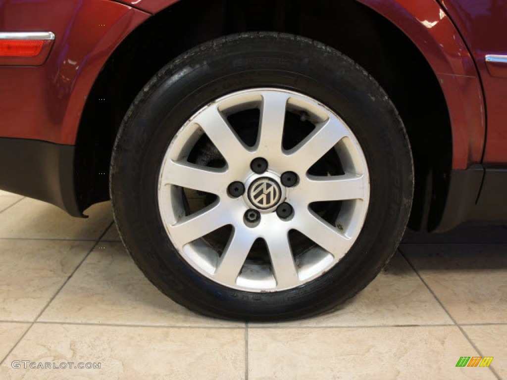 2003 Passat GLS Wagon - Colorado Red Pearl / Beige photo #15