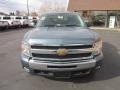 2011 Blue Granite Metallic Chevrolet Silverado 1500 LT Extended Cab 4x4  photo #2