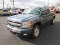 2011 Blue Granite Metallic Chevrolet Silverado 1500 LT Extended Cab 4x4  photo #3