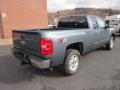 2011 Blue Granite Metallic Chevrolet Silverado 1500 LT Extended Cab 4x4  photo #7